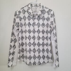 SanSoleil 1/4 Zip‎ Pullover Shirt UPF50 Longsleeve Pickleball Golf Small Vented